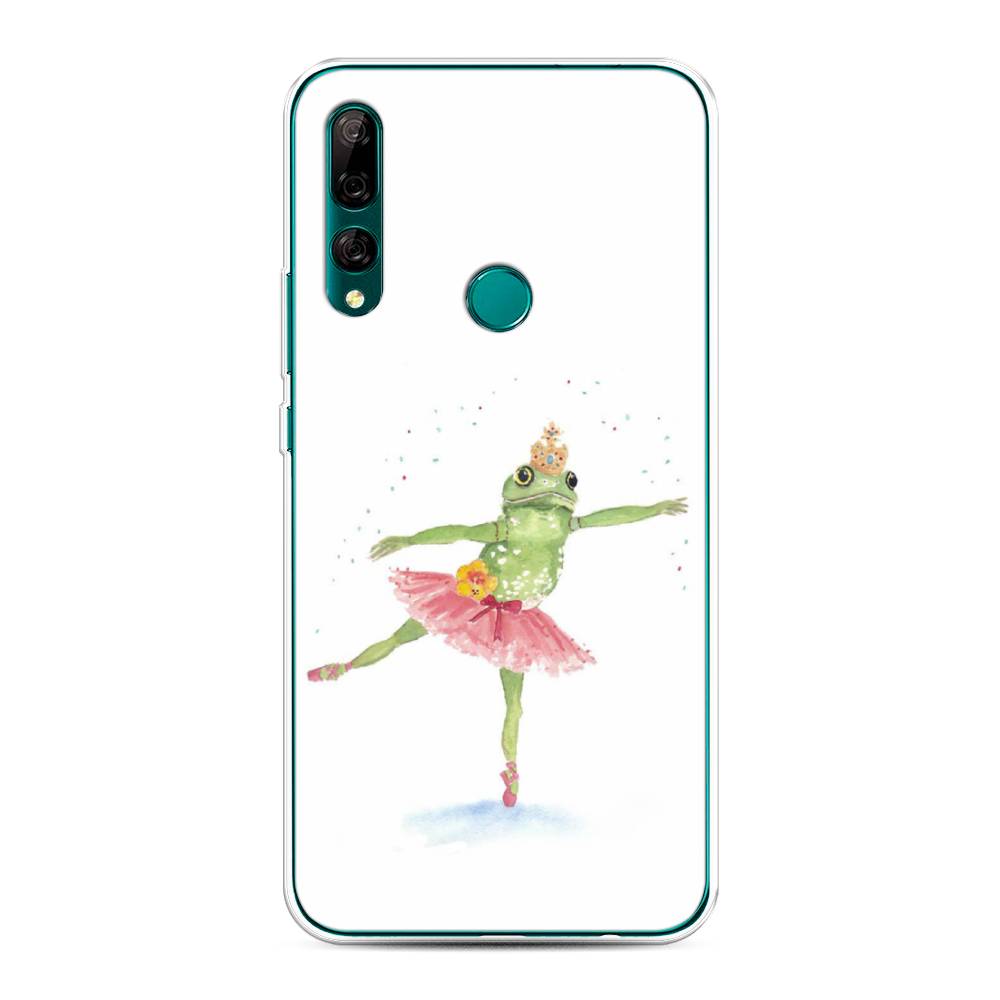 

Чехол на Huawei Y9 Prime 2019 "Лягушка-балерина", Зеленый, 611950-4
