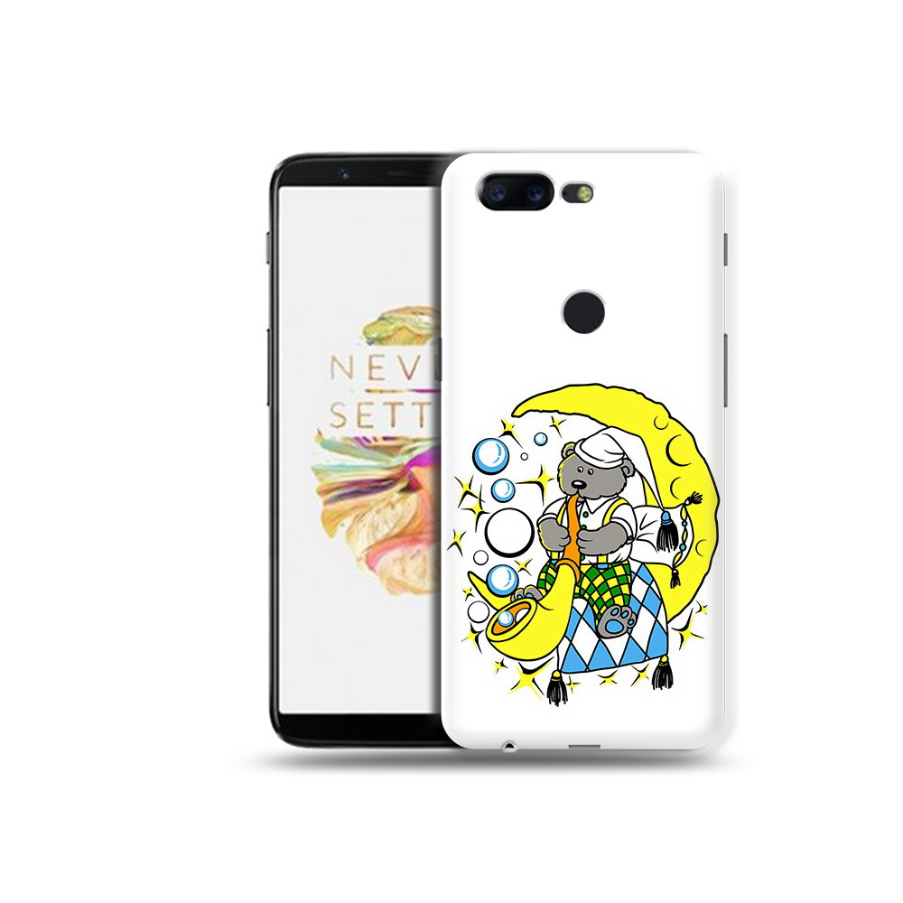 

Чехол MyPads Tocco для OnePlus 5T Сырная луна, Прозрачный, Tocco