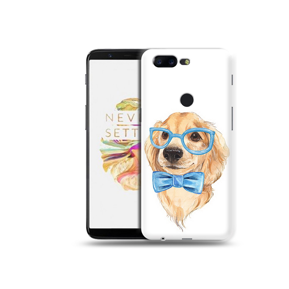 

Чехол MyPads Tocco для OnePlus 5T Собака интеллигент, Прозрачный, Tocco