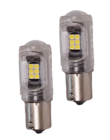 фото Лампа светодиодная габаритная sd-500wx2 обманка p21 /1156 24 smd 4.8w 50*17mm 12v 2 лампы element