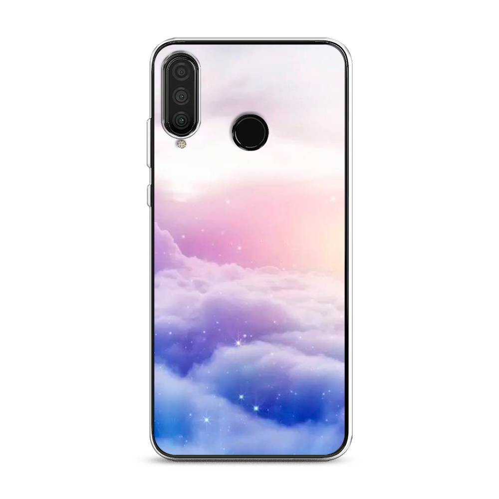 

Чехол на Huawei P30 Lite "Небеса", Голубой;белый;розовый, 67950-2