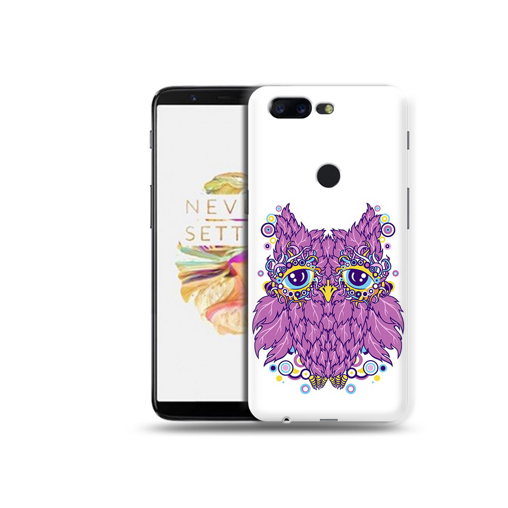 

Чехол MyPads Tocco для OnePlus 5T Розовая сова, Прозрачный, Tocco
