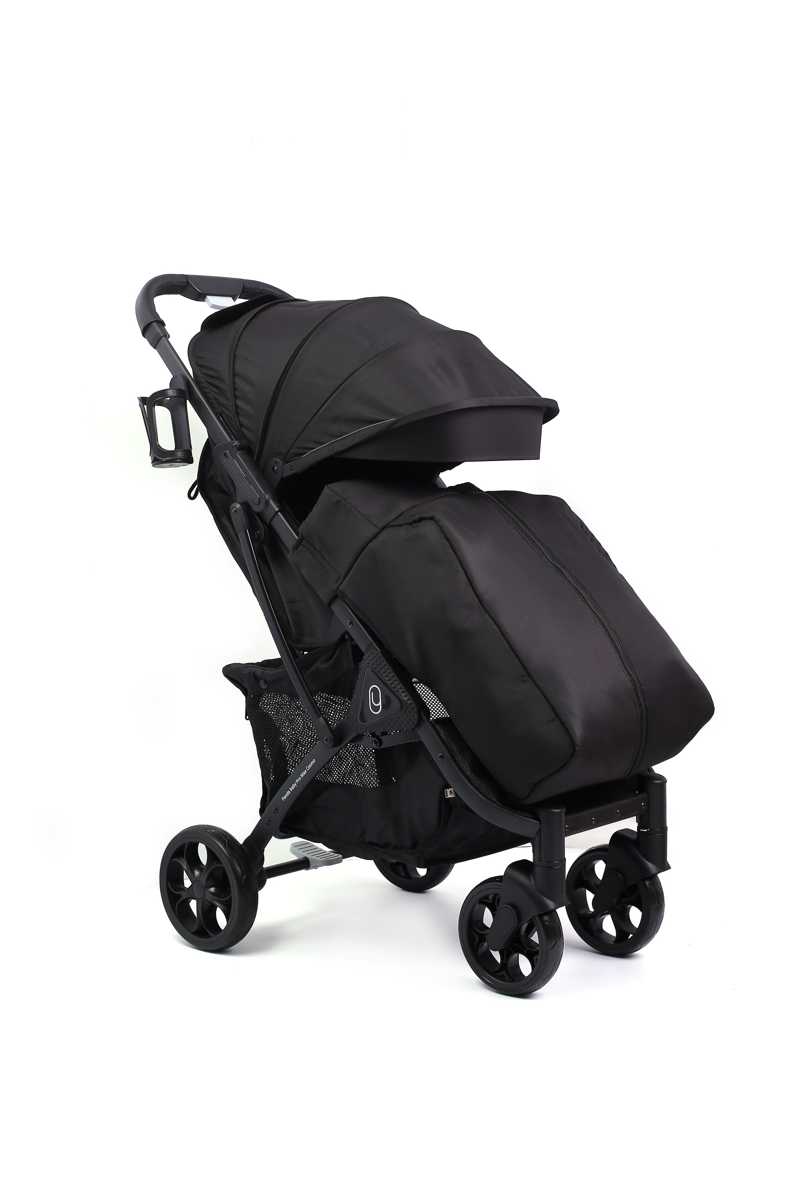 Детская прогулочная коляска Chiccolino, Panda Baby Pro Max Cosmo цвет черный