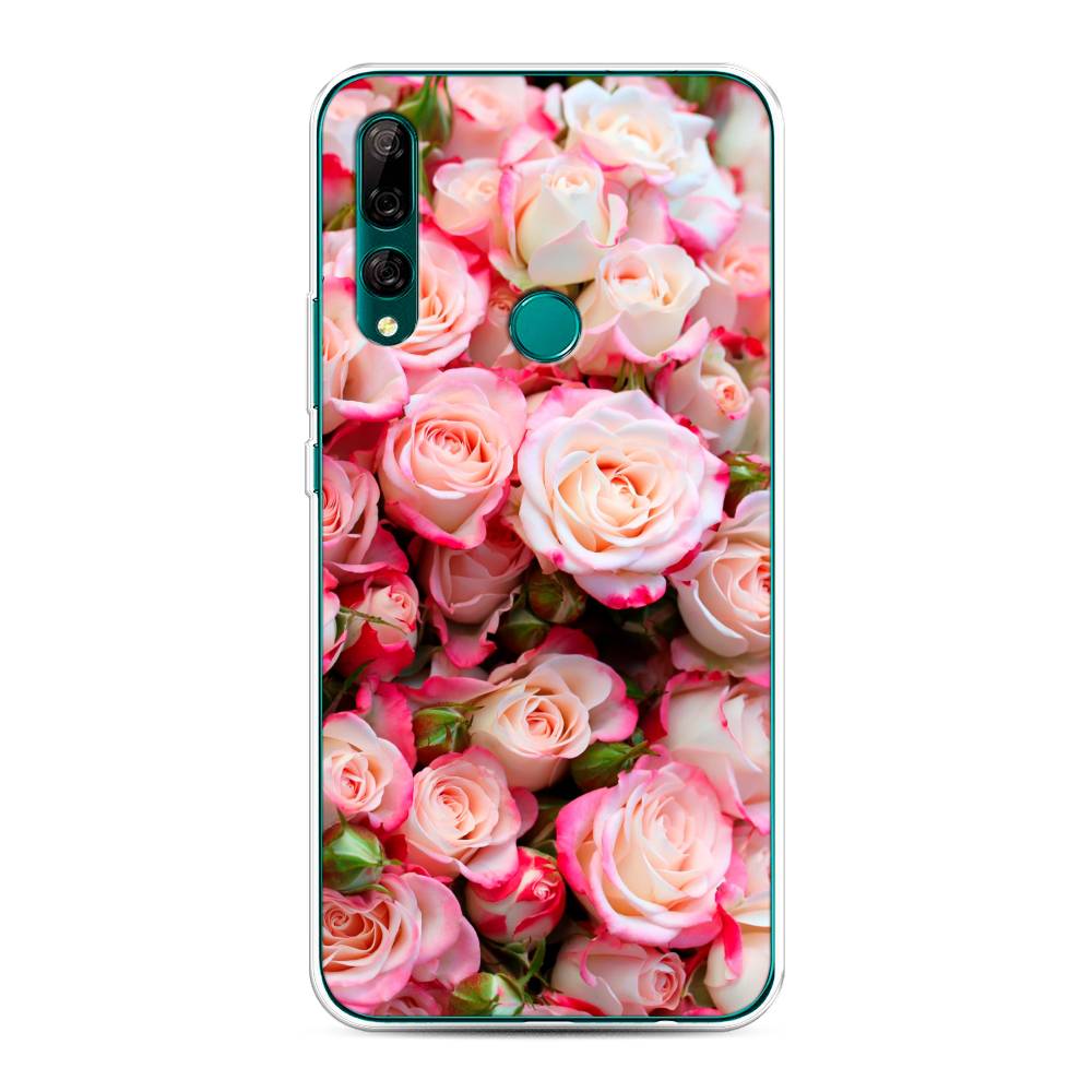 

Чехол на Huawei Y9 Prime 2019 "Много роз", Розовый, 611950-2