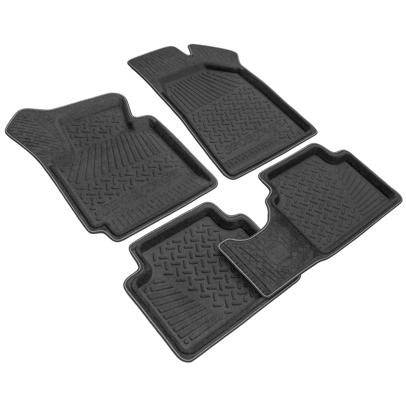 

Коврики в салон 3D Evaplast для Kia Sportage III (10-16),