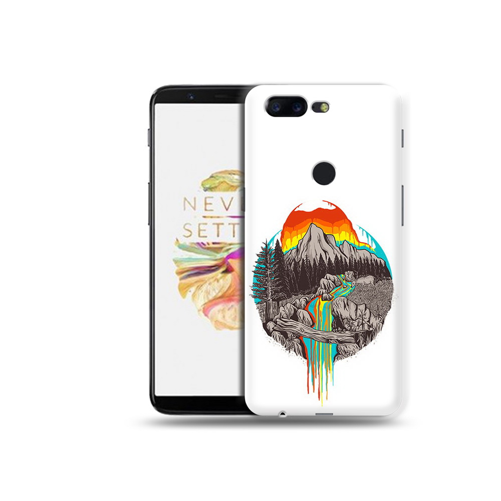 

Чехол MyPads Tocco для OnePlus 5T Радужный водопад, Прозрачный, Tocco