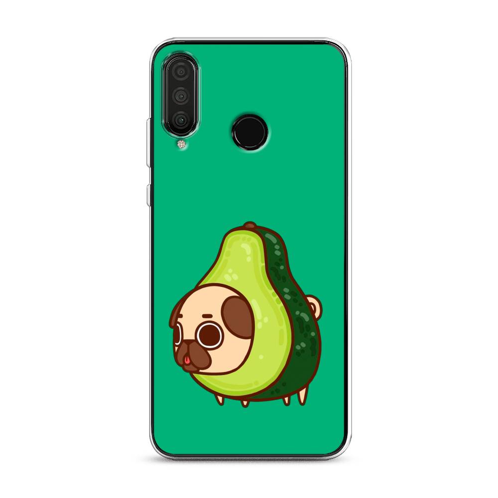 

Чехол на Huawei P30 Lite "Мопс авокадик", Зеленый, 67950-1