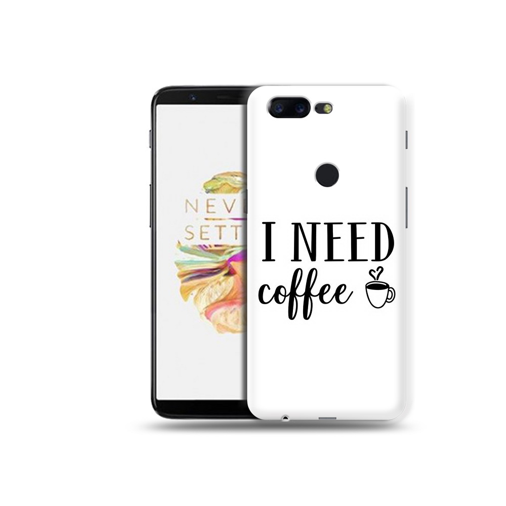 

Чехол MyPads Tocco для OnePlus 5T Мне нужен кофе, Прозрачный, Tocco