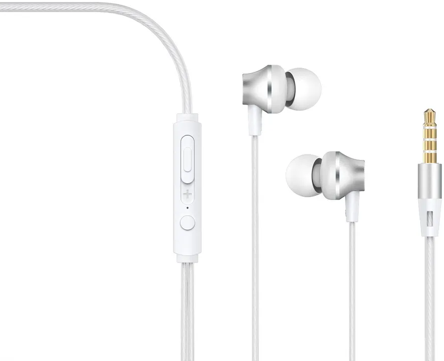 

Проводные наушники Devia Metal In-Ear Silver, Metal In-Ear