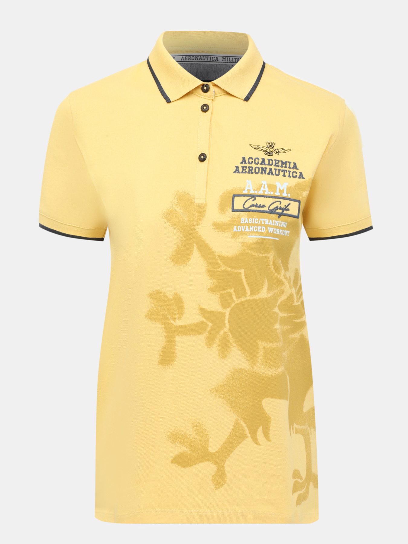 

Футболка женская Aeronautica Militare 472557 желтая 44 RU, Желтый, 472557