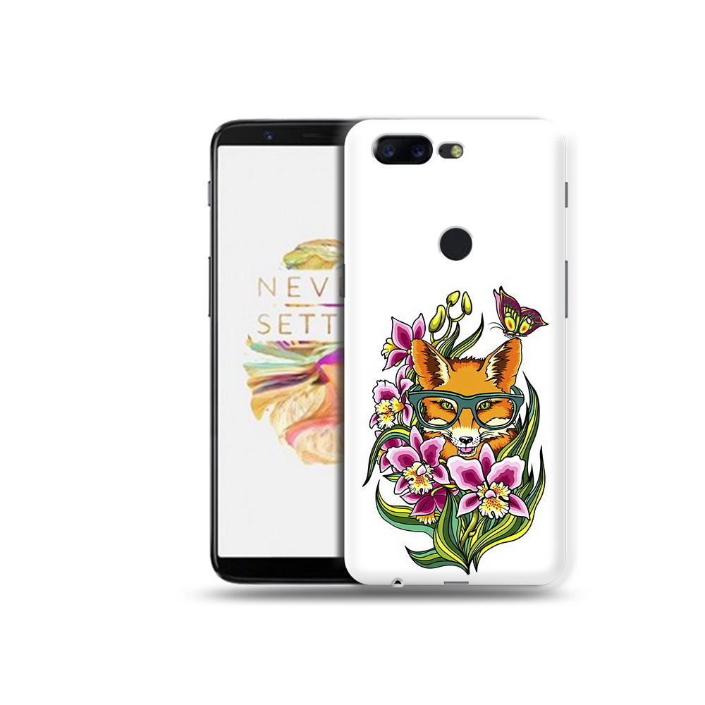 

Чехол MyPads Tocco для OnePlus 5T Лиса в цветах, Прозрачный, Tocco