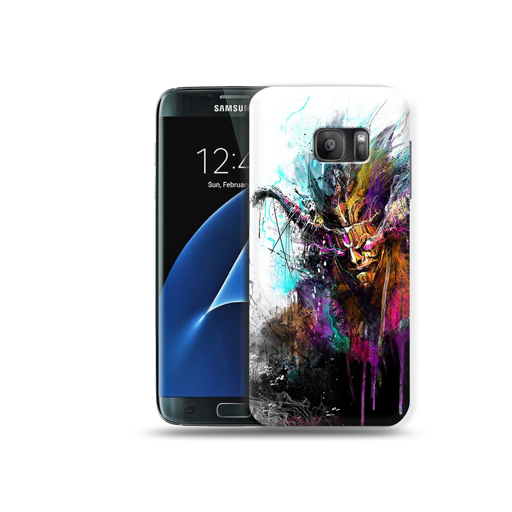 

Чехол MyPads Tocco для Samsung Galaxy S7 яркий дьявол, Прозрачный, Tocco