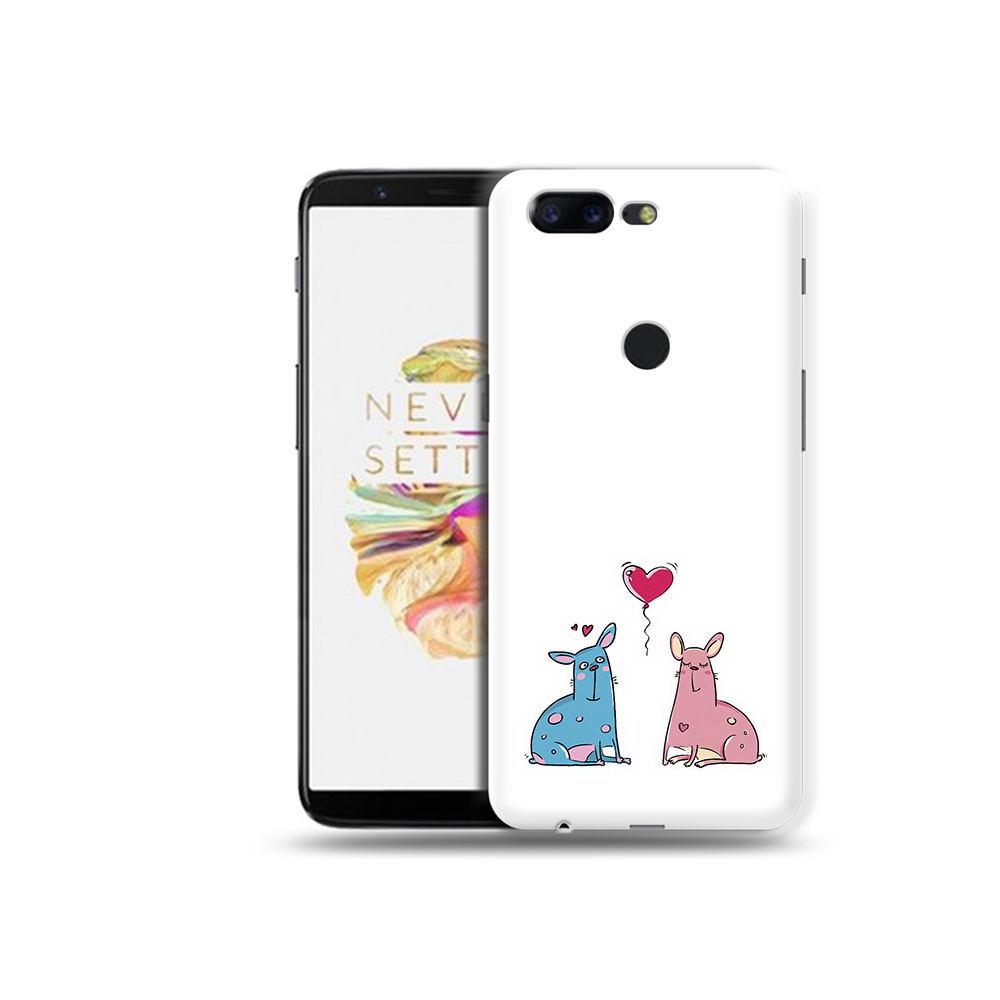 

Чехол MyPads Tocco для OnePlus 5T Лама любовь, Прозрачный, Tocco