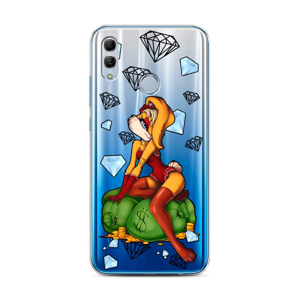 

Чехол для Honor 10 Lite/Huawei P Smart 2019 "Лола Банни с бриллиантами", Красный;оранжевый;зеленый, 67550-6