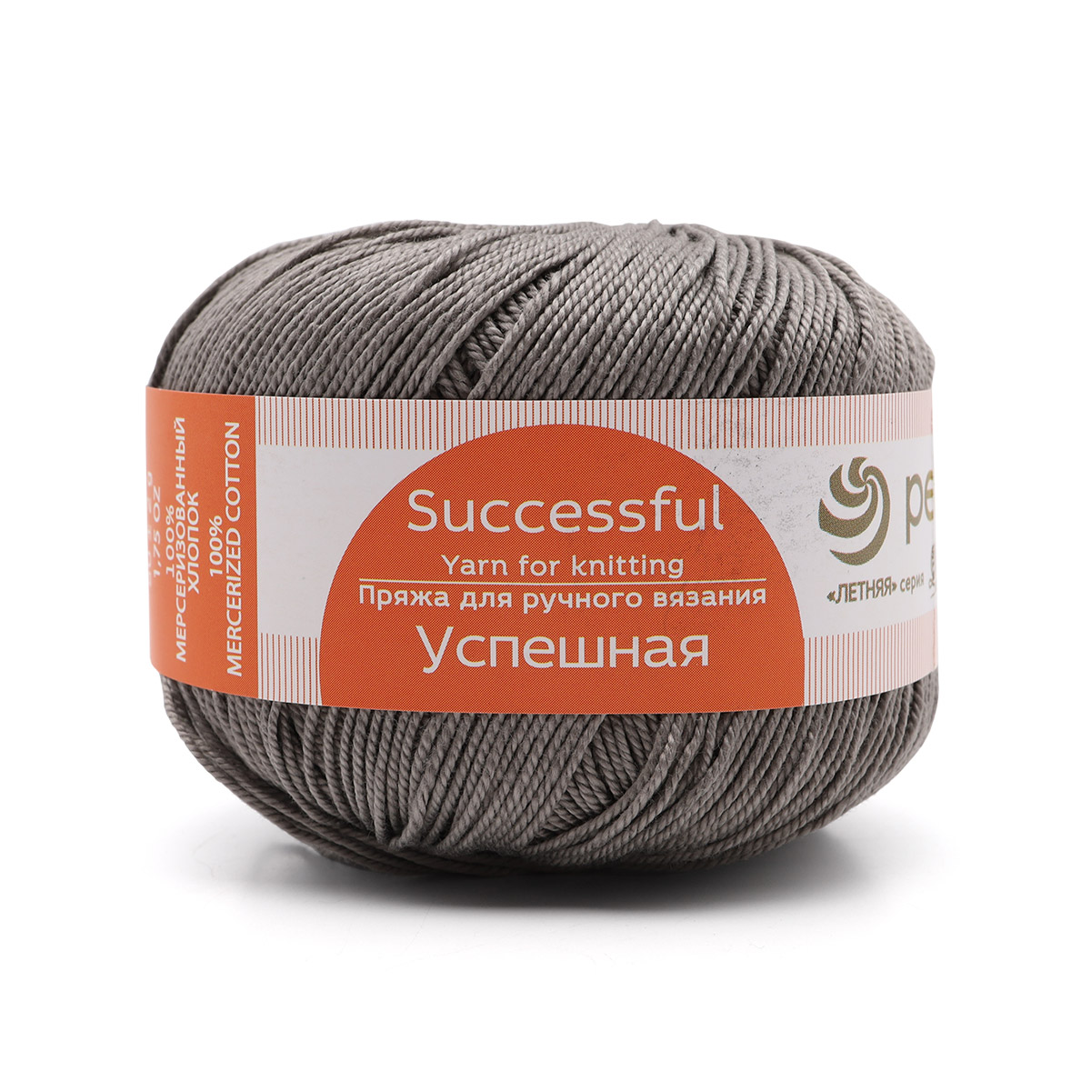 

Пряжа Пехорка 'Успешная', 50г, 220м (100% хлопок) (393 светлый маренго), 10 мотков