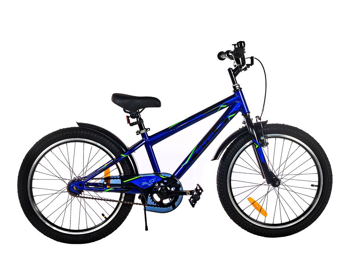 Велосипед подростковый Stels 20 Pilot 200 VC Z010 рама 11 2024 года синий 10637₽