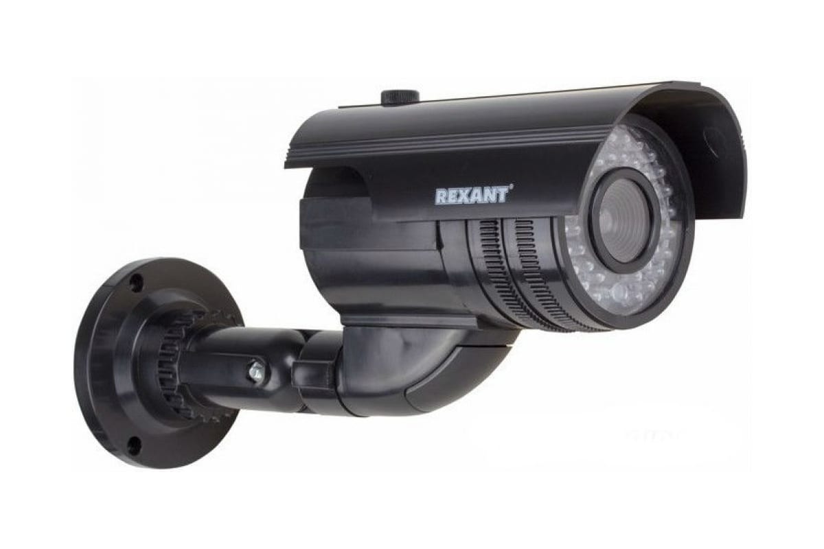 

Муляж уличной камеры REXANT цилиндрическая, черная 45-0250, Черный
