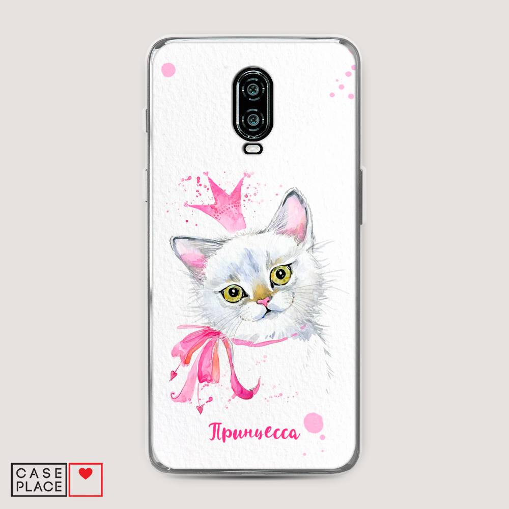 

Чехол Awog на Oneplus 6T / ВанПлас 6T "Моя принцесса", Белый;розовый;серый, 150650-6