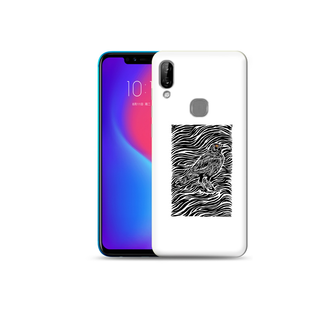 

Чехол MyPads Tocco для Lenovo S5 Pro ворон в абстракции, Прозрачный, Tocco