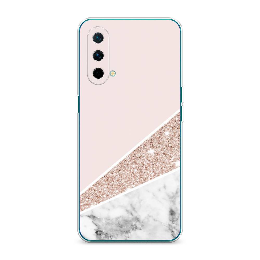 

Чехол на OnePlus Nord CE 5G "Блестящий розовый мрамор", 151850-3