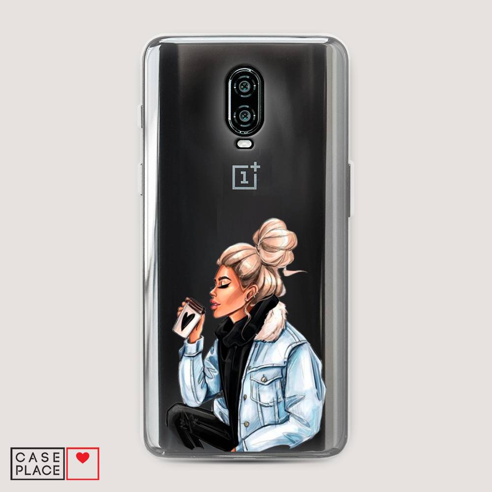 

Чехол Awog на Oneplus 6T / ВанПлас 6T "Cute girl", Коричневый;бежевый, 150650-7