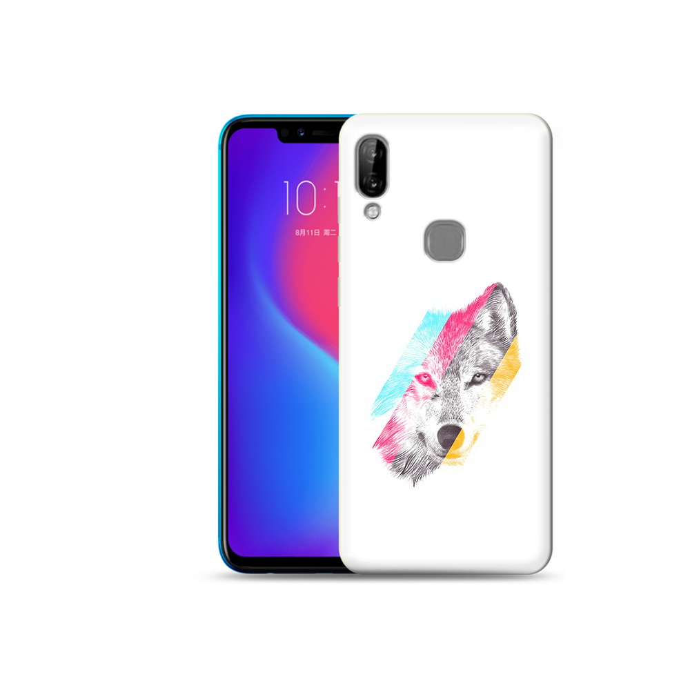 

Чехол MyPads Tocco для Lenovo S5 Pro волк градиент, Прозрачный, Tocco