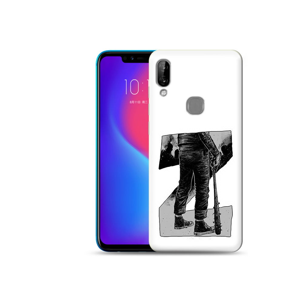 

Чехол MyPads Tocco для Lenovo S5 Pro воин черно белый, Tocco