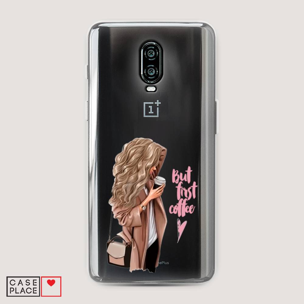 

Чехол Awog "Девушка с кофе" для Oneplus 6T