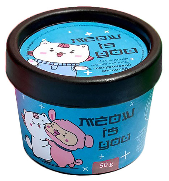 

Альгинатная маска MEOW IS YOU, 50 г, с гиалуроновой кислотой 4815399