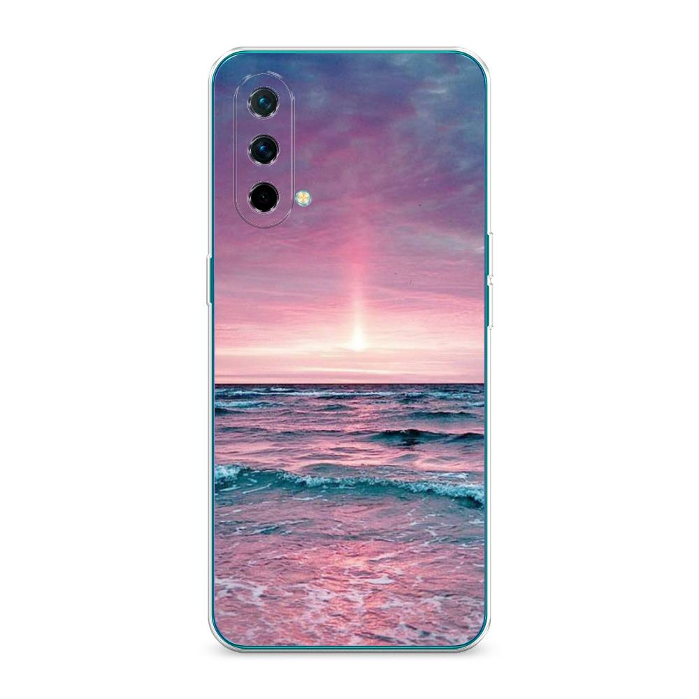 

Чехол на OnePlus Nord CE 5G "Восход 3", Розовый;голубой, 151850-2