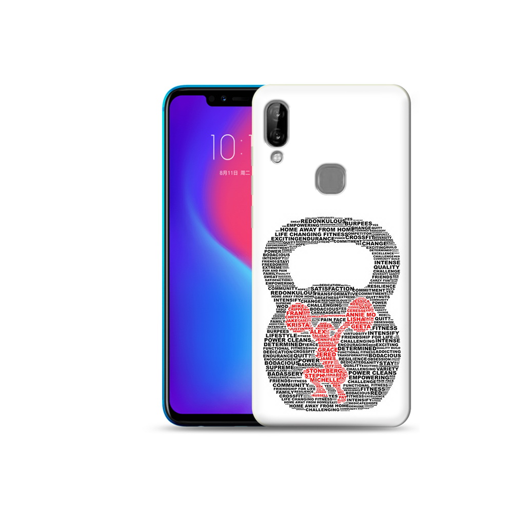 

Чехол MyPads Tocco для Lenovo S5 Pro бодибилдинг гиря из слов, Прозрачный, Tocco