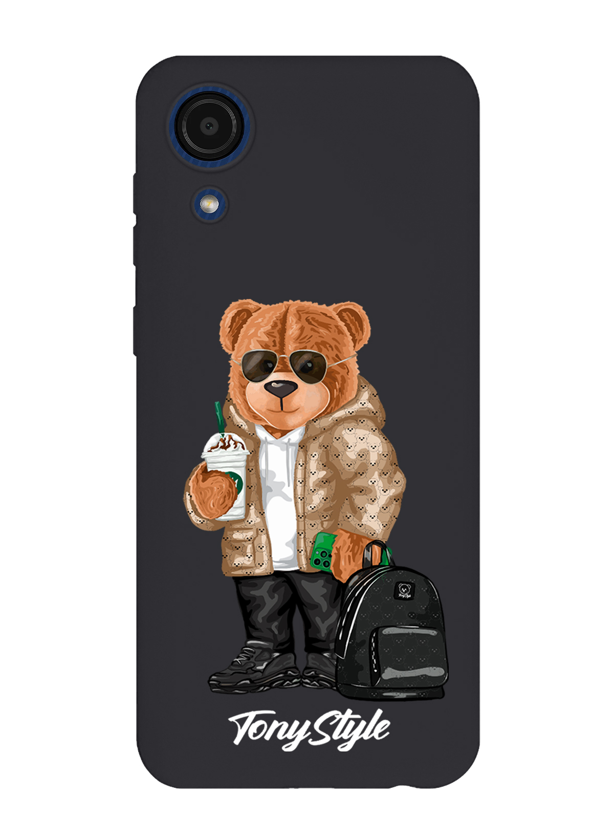 

Чехол Tony Style Samsung Galaxy A03 Core Tony Style в очках, Коричневый;черный;белый, Samsung Galaxy A03 Core Tony Style в очках