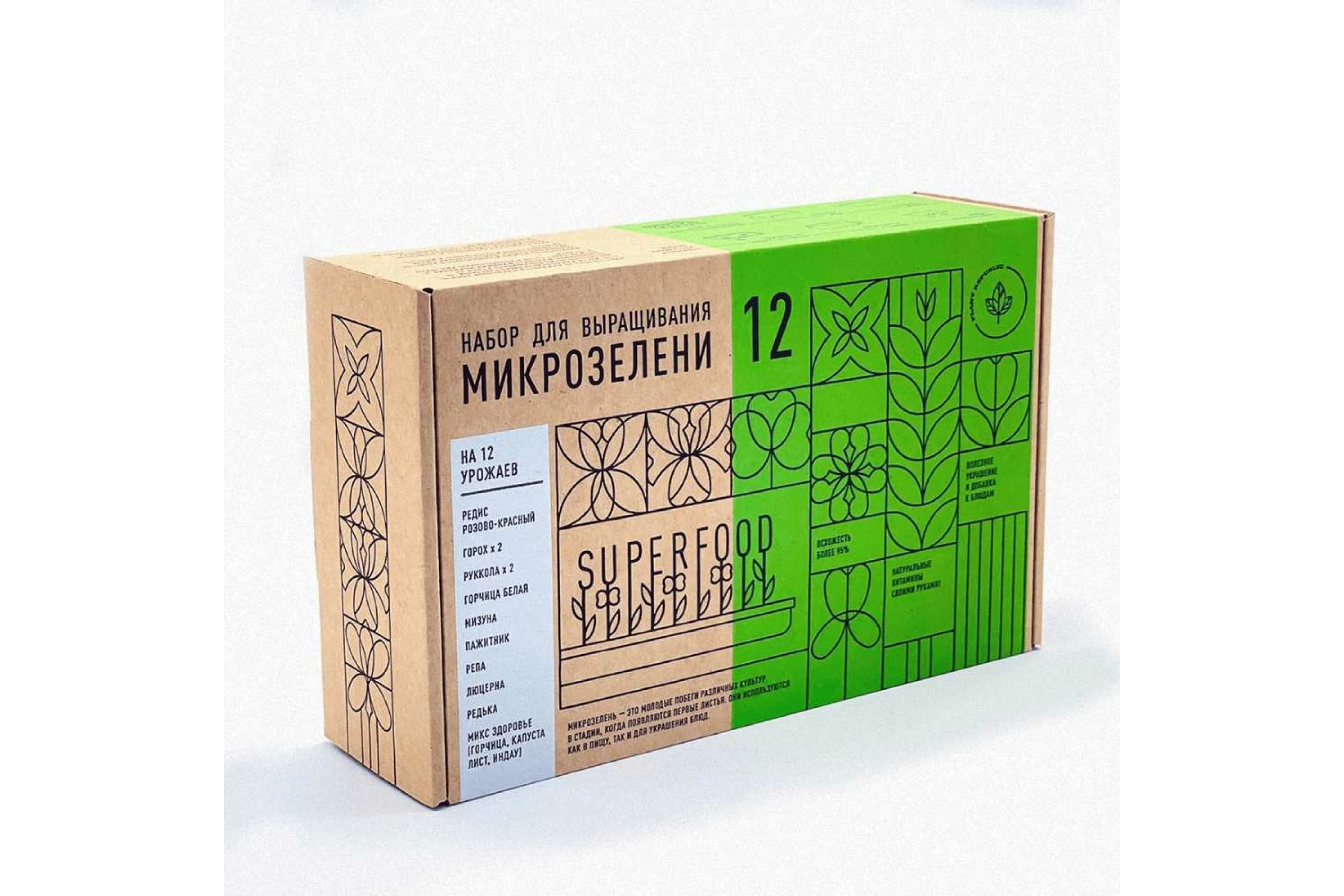 

Семена микрозелени 12 урожаев pr-020 Plant Republic 23383395 12 уп.