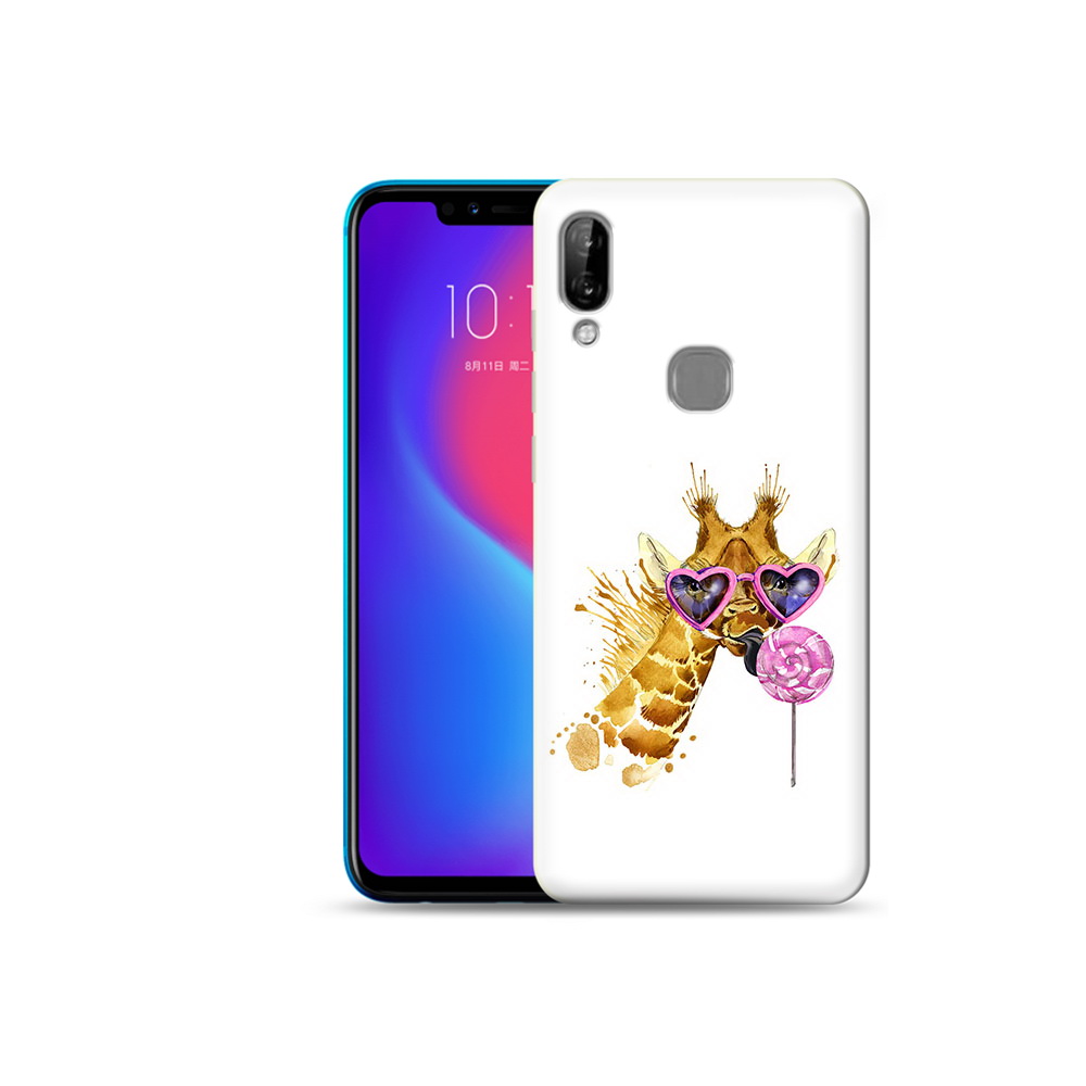 

Чехол MyPads Tocco для Lenovo S5 Pro акварельный жираф, Прозрачный, Tocco