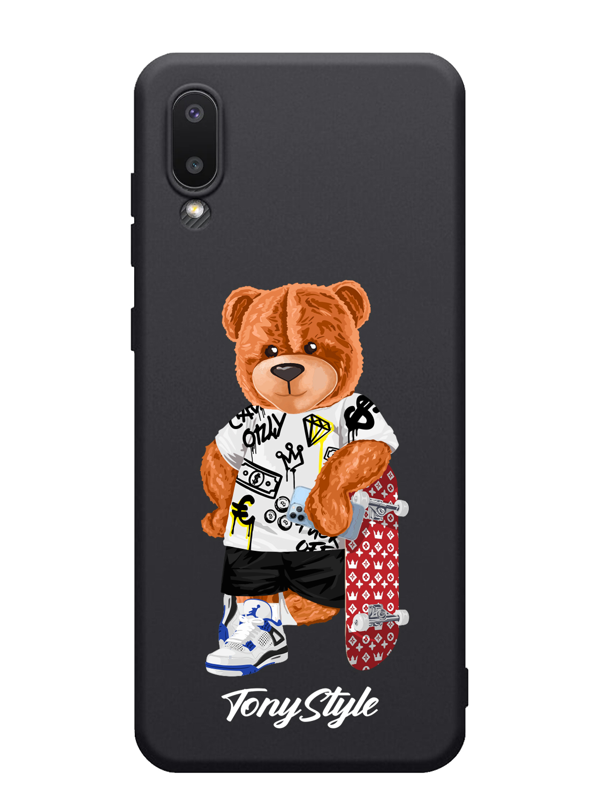 

Чехол Tony Style Samsung Galaxy A02 Tony Style со скейтом, Коричневый;черный;красный, Samsung Galaxy A02 Tony Style со скейтом