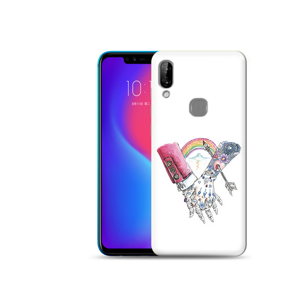 

Чехол MyPads Tocco для Lenovo S5 Pro абстракция руки в татуировках, Прозрачный, Tocco