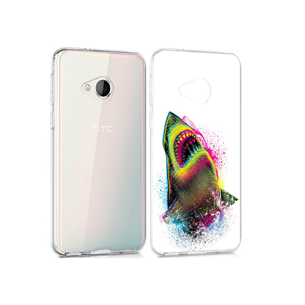 

Чехол MyPads Tocco для HTC U Play челюсти-2, Прозрачный, Tocco