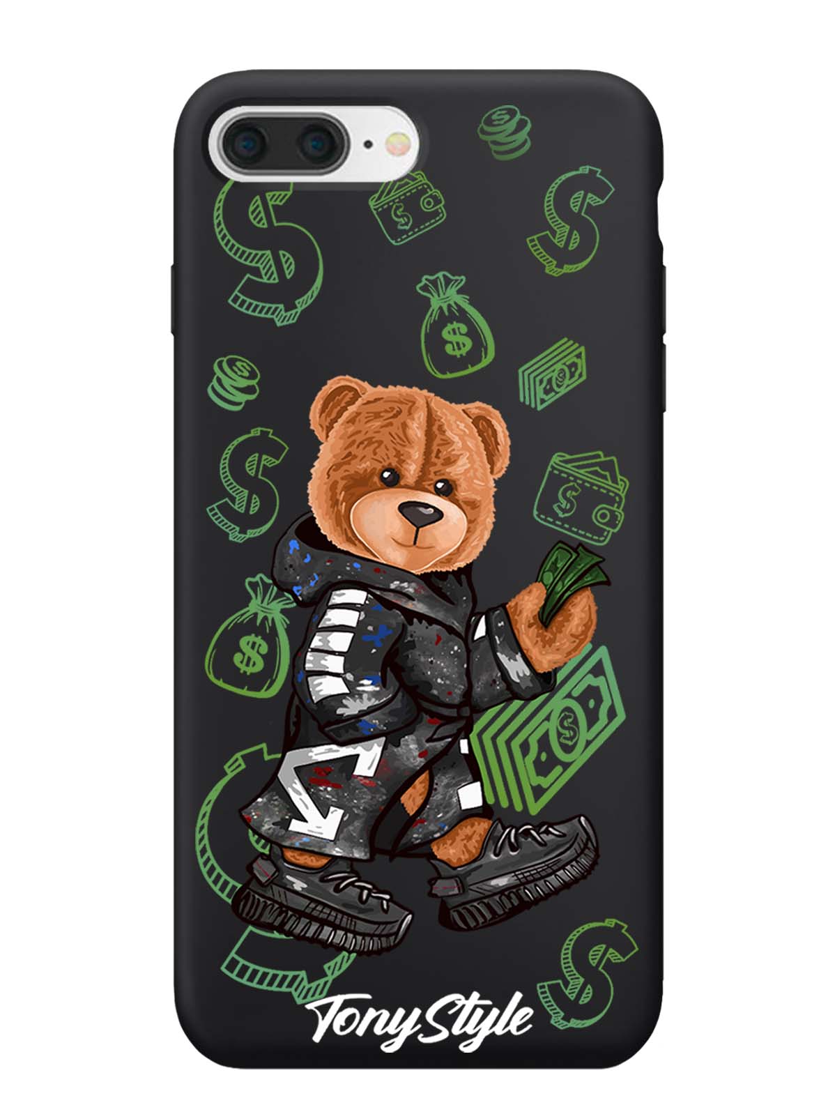 

Чехол Tony Style iPhone 7+/8+ Tony Style Деньги, Коричневый;черный;зеленый, iPhone 7+/8+ Tony Style Деньги