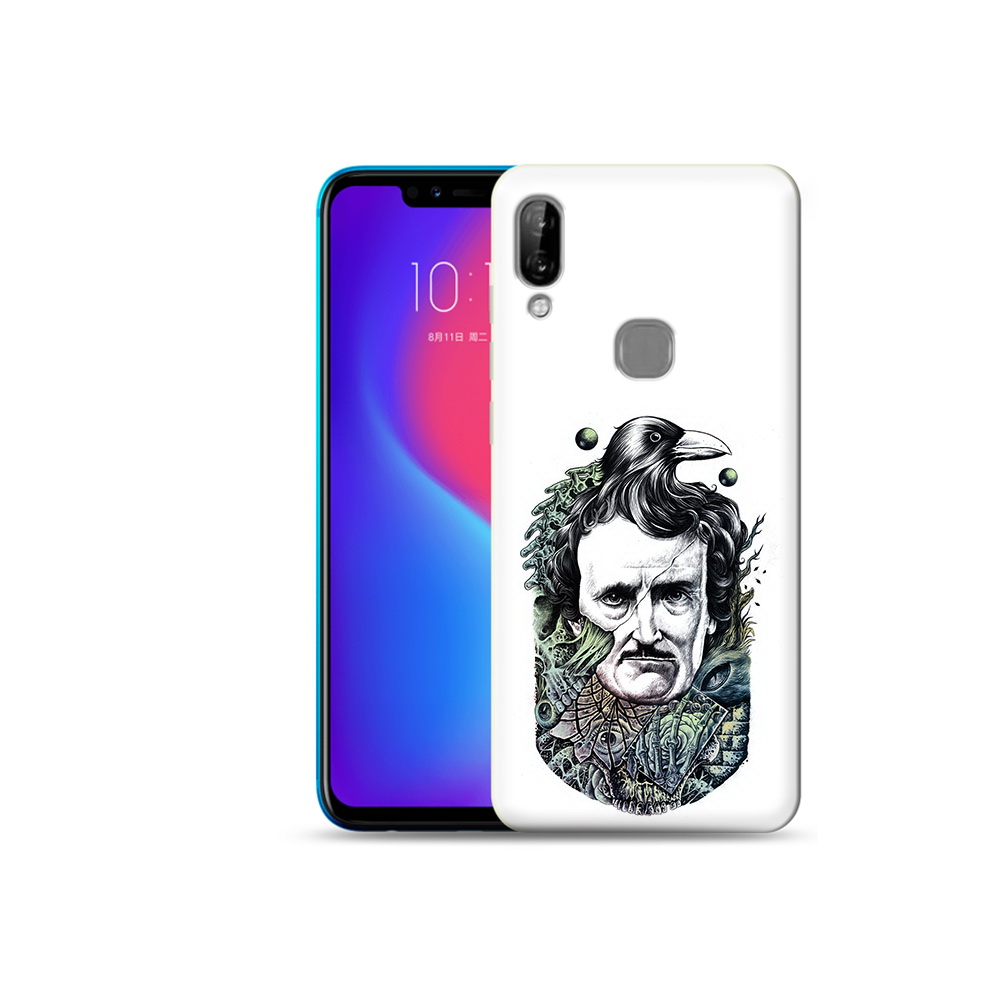 

Чехол MyPads Tocco для Lenovo S5 Pro Эдгар Аллан с вороном, Прозрачный, Tocco