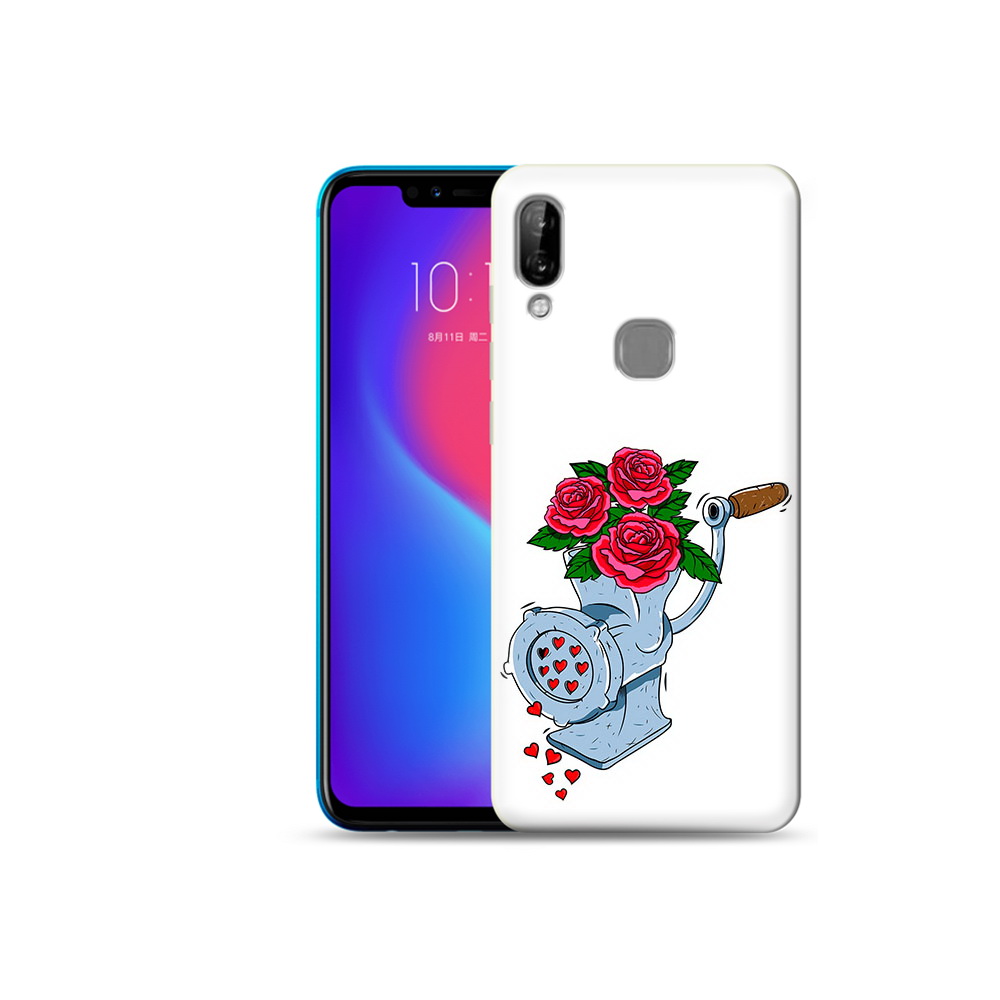 

Чехол MyPads Tocco для Lenovo S5 Pro Цветочные сердца, Прозрачный, Tocco