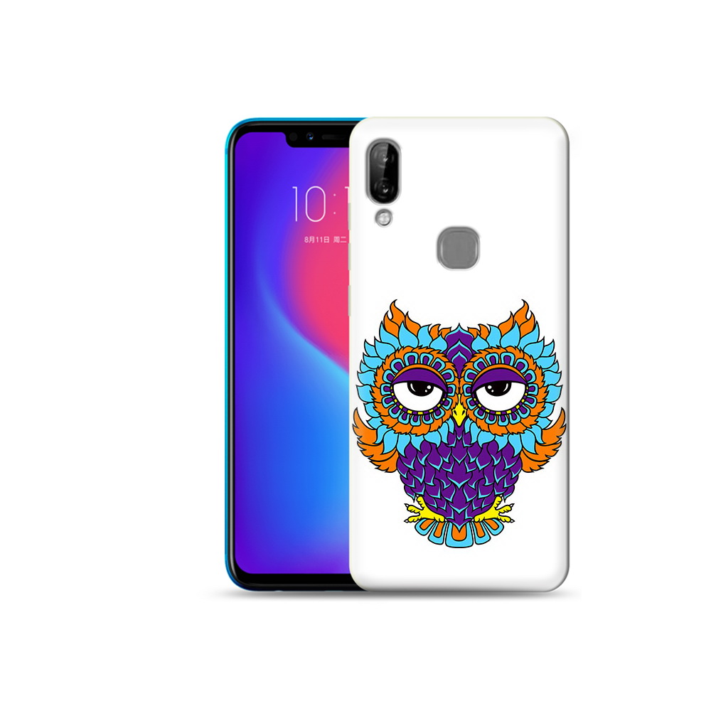 

Чехол MyPads Tocco для Lenovo S5 Pro Цветная сова, Прозрачный, Tocco
