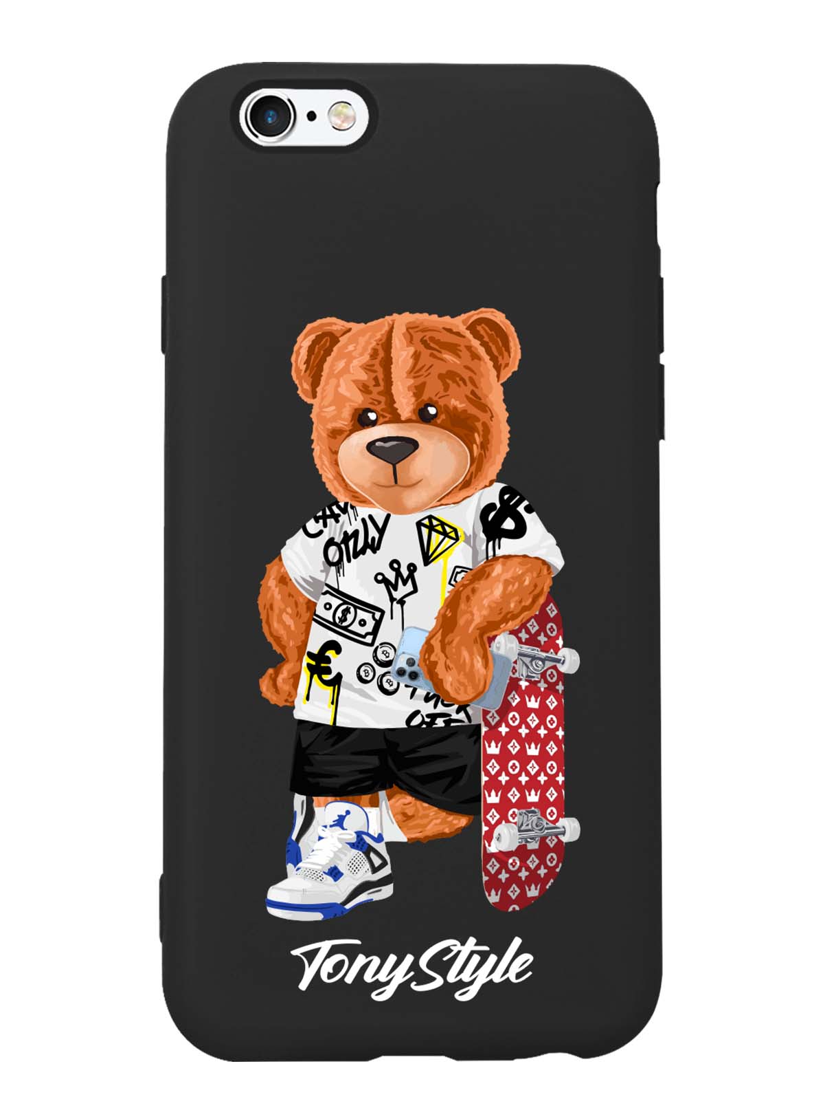 

Чехол Tony Style iPhone 6/6s Tony Style со скейтом, Коричневый;черный;красный, iPhone 6/6s Tony Style со скейтом