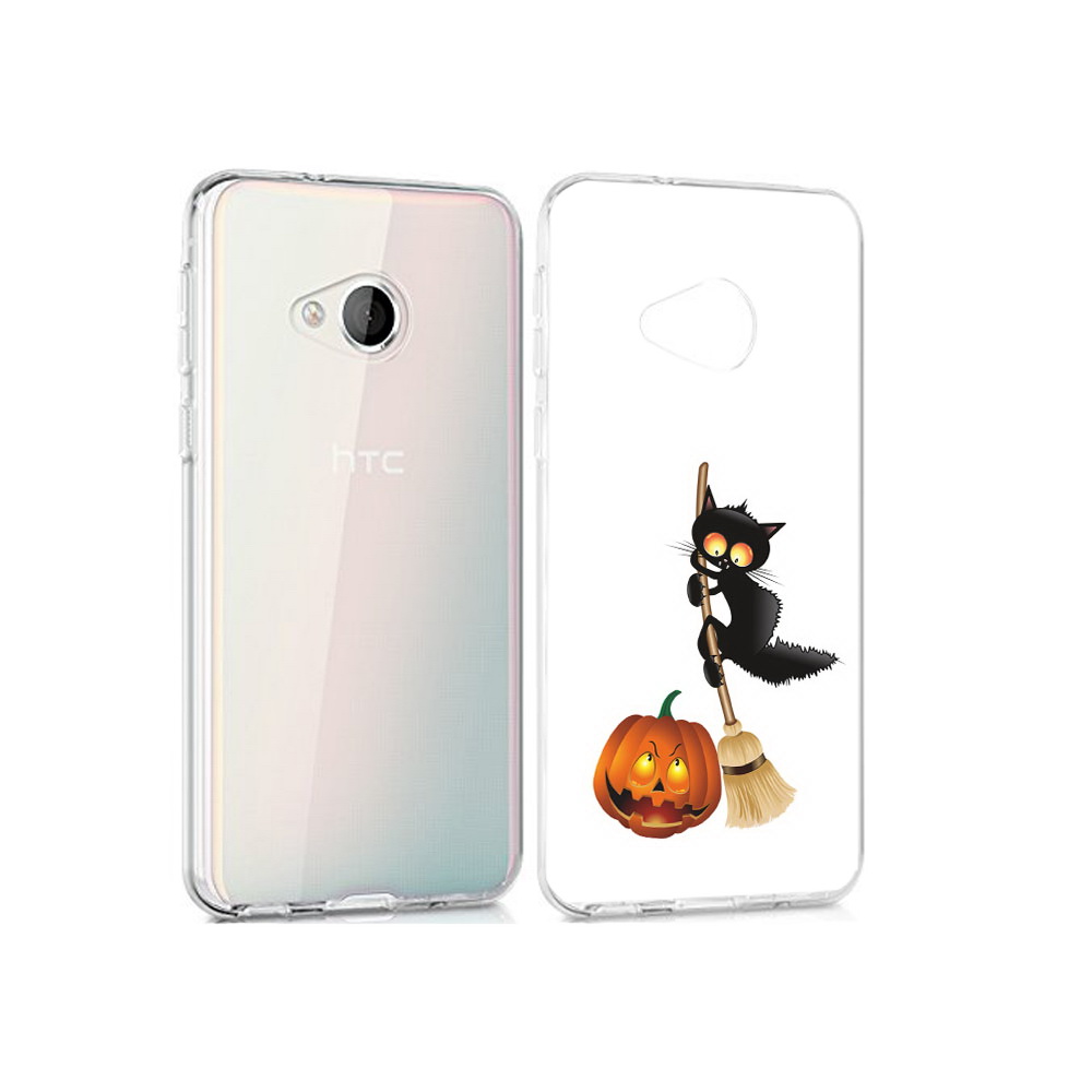 

Чехол MyPads Tocco для HTC U Play хэлуинский котик, Прозрачный, Tocco