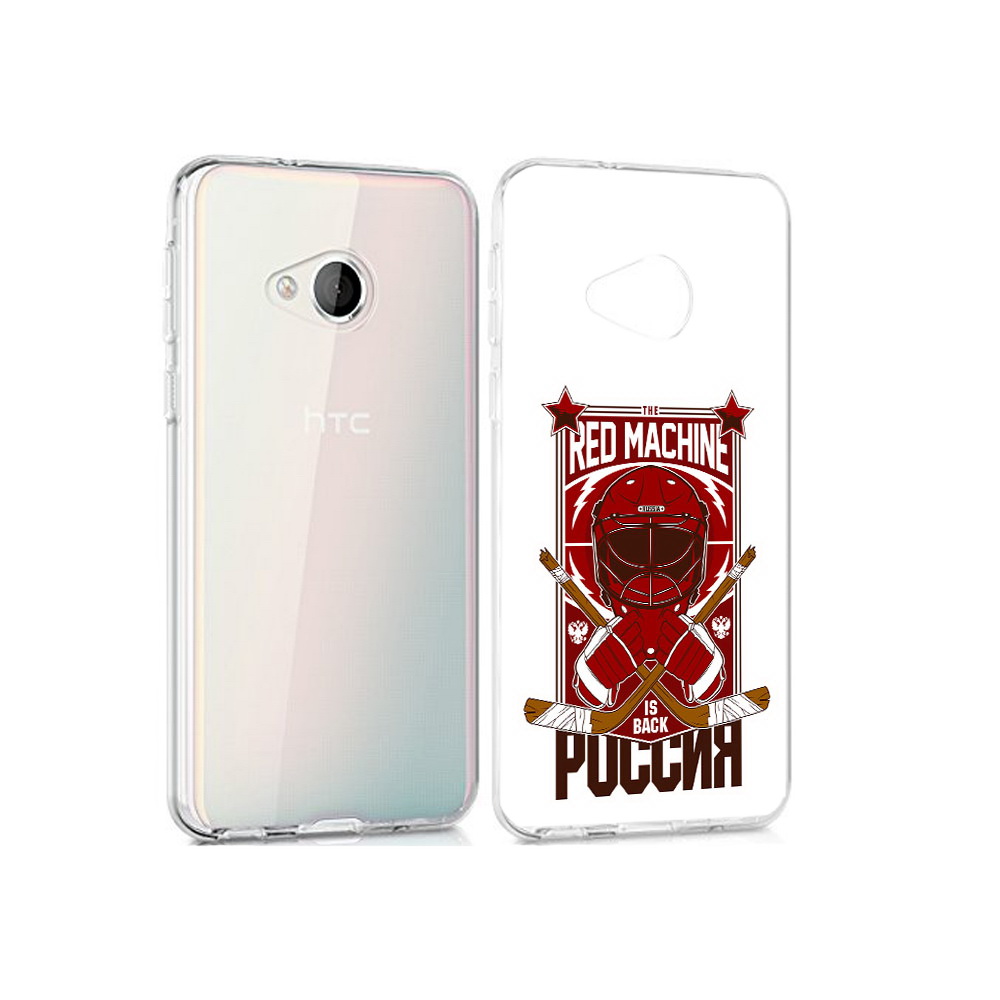 

Чехол MyPads Tocco для HTC U Play хоккей россия, Прозрачный, Tocco