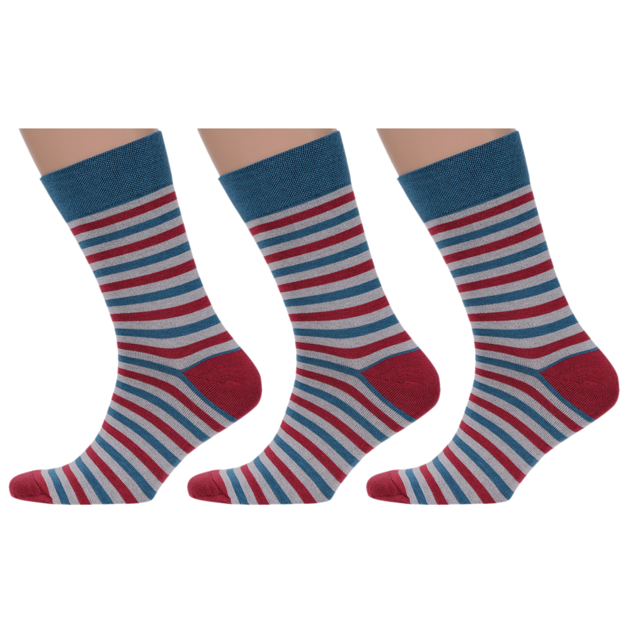 

Комплект носков мужских MoscowSocksClub msk3-М39 разноцветных 29, Разноцветный, msk3-М39