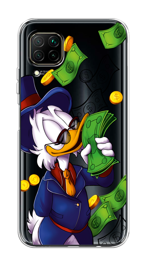 

Чехол на Huawei P40 Lite "Scrooge McDuck with Money", Синий;зеленый;белый, 611650-6