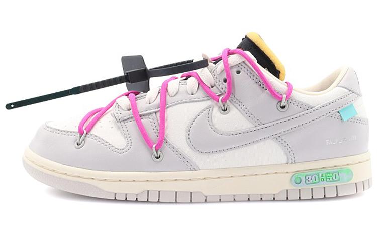 

Кеды унисекс Nike Off-White x Nike Dunk Low The 50 NO.30 белые 38.5 EU, Белый, Off-White x Nike Dunk Low The 50 NO.30