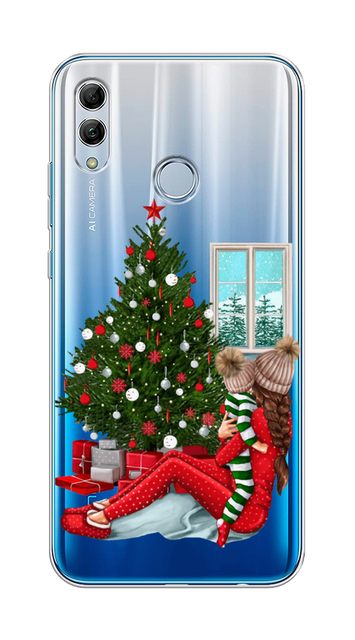 

Чехол на Honor 10 Lite "Новый год с мамой", Красный;зеленый;голубой, 67550-6