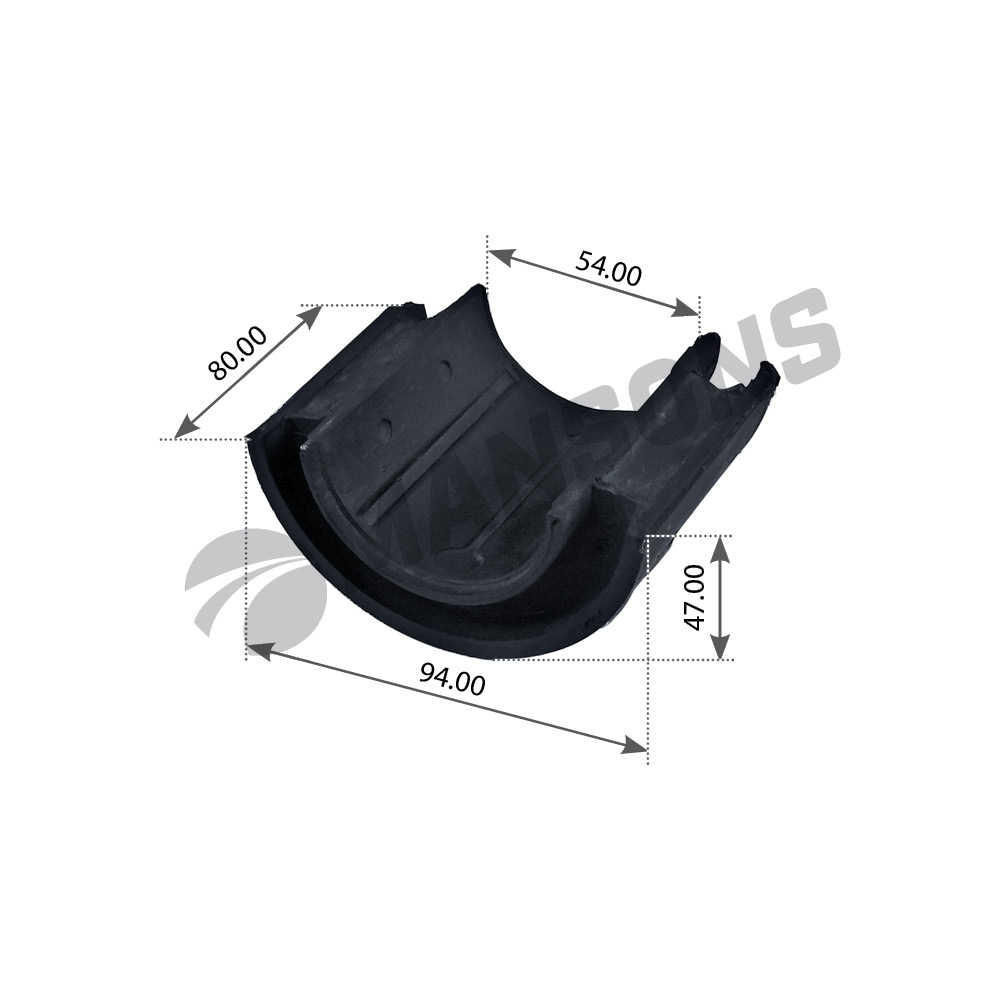 Втулка (Сайлентблок) Заднего Стабилизатора Mansons арт. 400.503