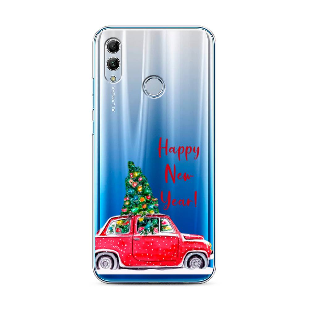 

Чехол для Honor 10 Lite/Huawei P Smart 2019 "Happy New Year", Красный;зеленый, 67550-5